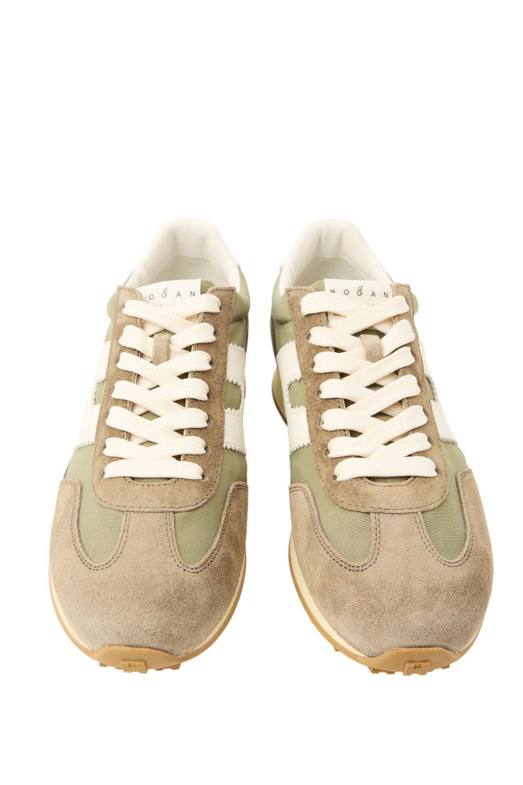 Khaki H-Stripes Sneakers 3