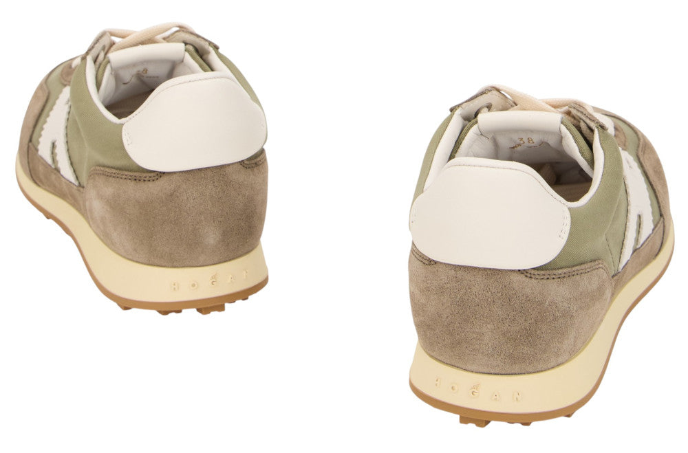 Khaki H-Stripes Sneakers 4