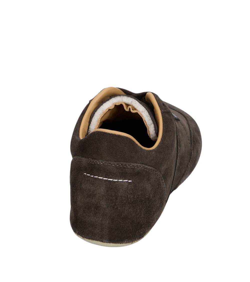 Dark Brown Lace Up Sneakers 4
