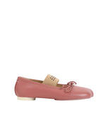 Pink Withered  Ballet Flats 1