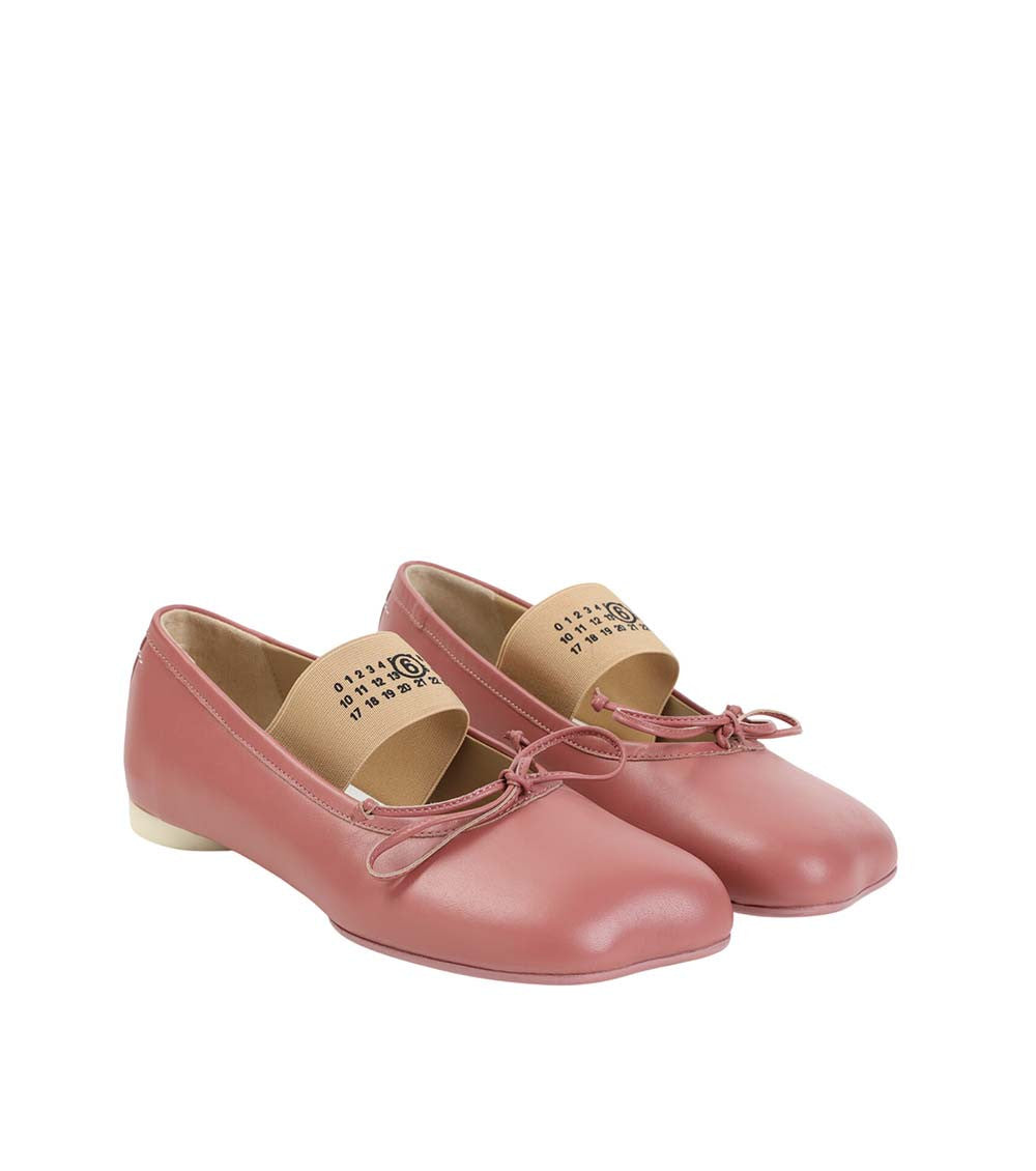 Pink Withered  Ballet Flats 2