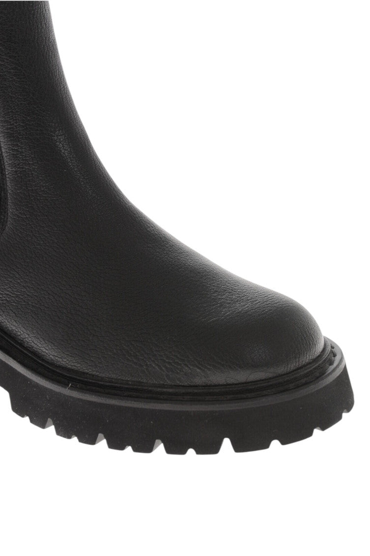 Black Textured Boots 3