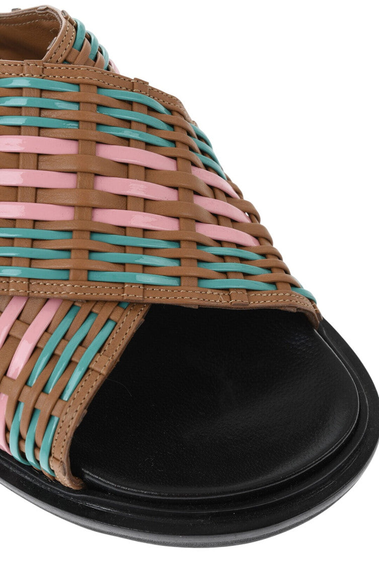 Multi Color Woven  Sandals 3