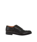 Brown Perforated Lace Ups Shoes 1