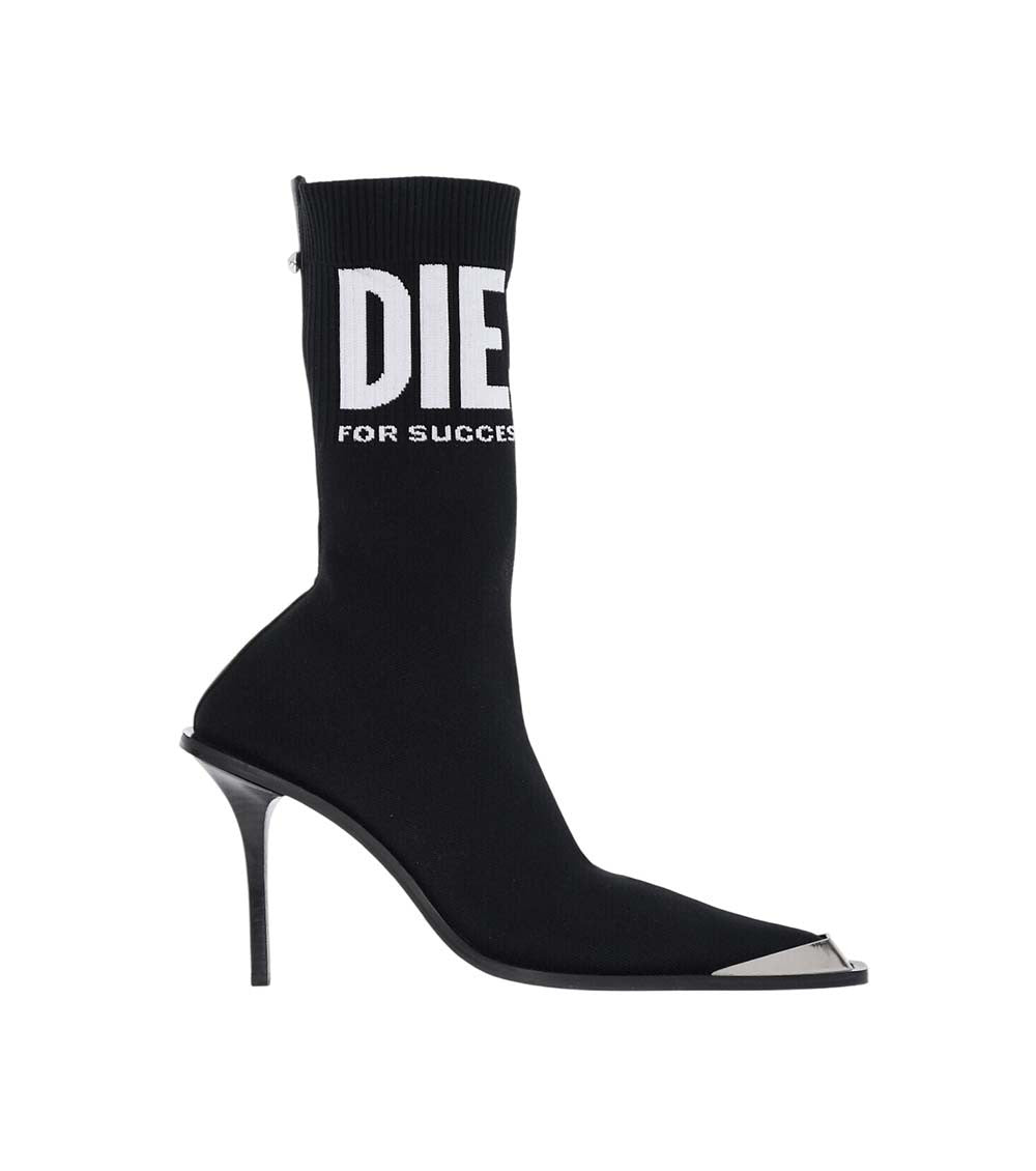 Black Logo Boots 1