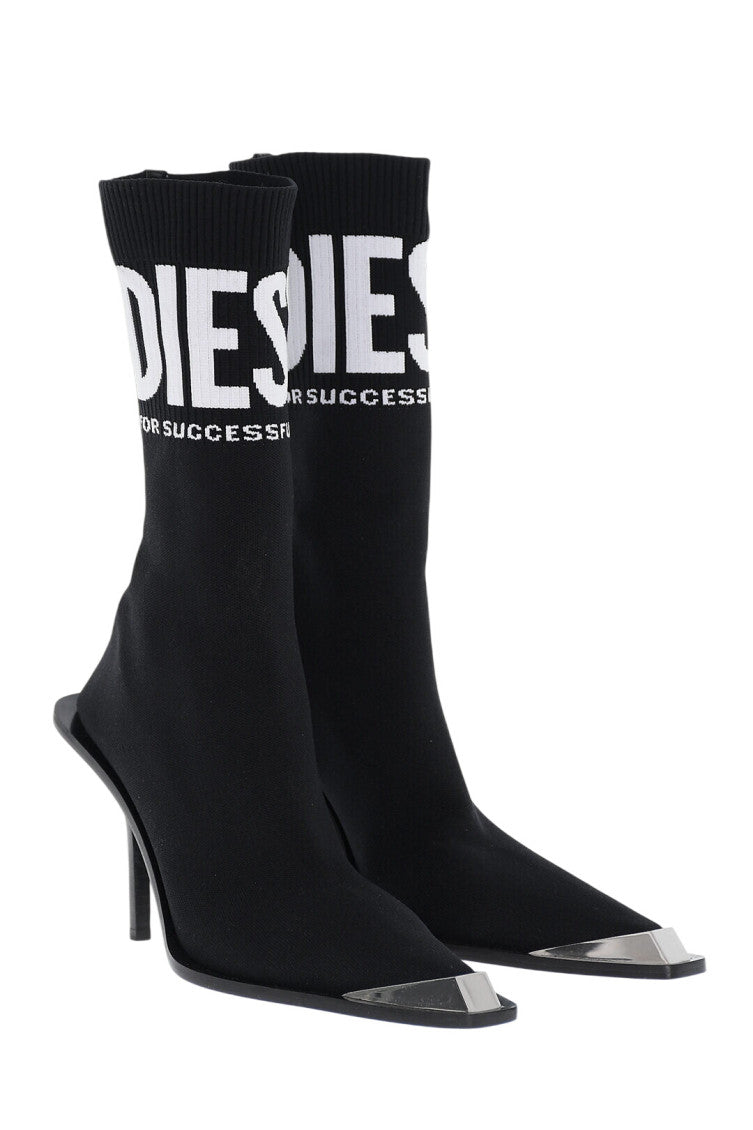 Black Logo Boots 2