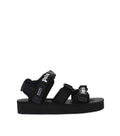 Black Logo Sandals 1