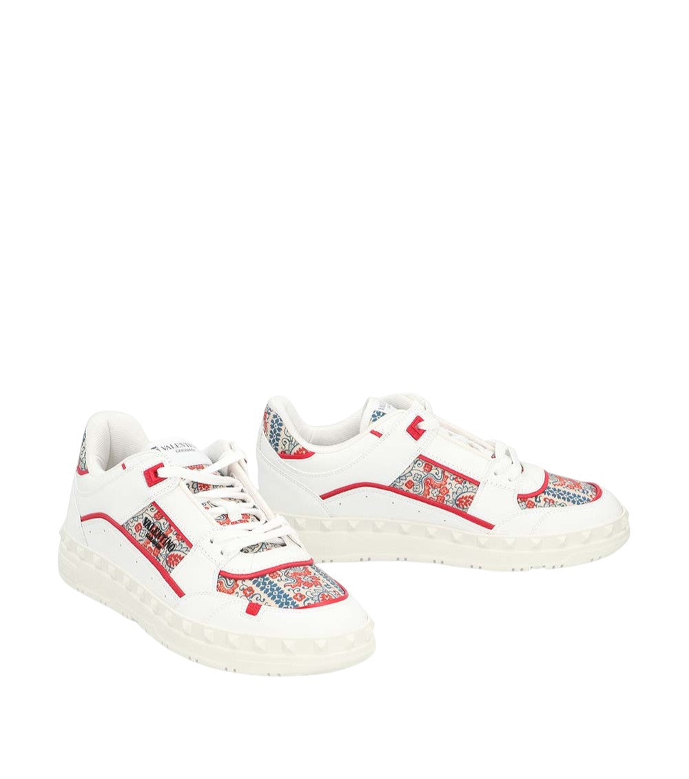 White Printed Re-Edition Sneakers 2
