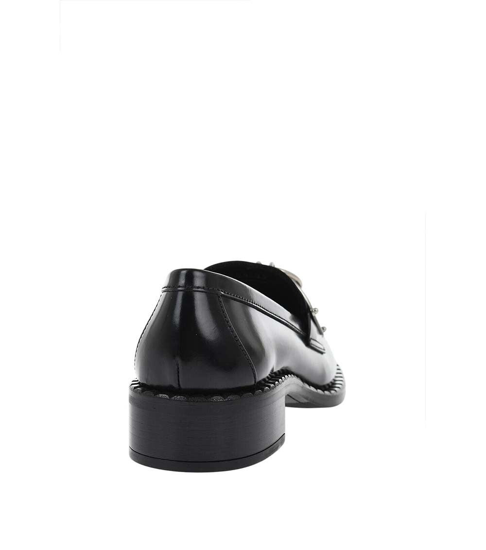 Black Piercing Loafers 3