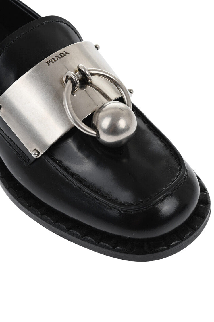 Black Piercing Loafers 4