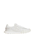 White Logo Low-Top Sneakers 1