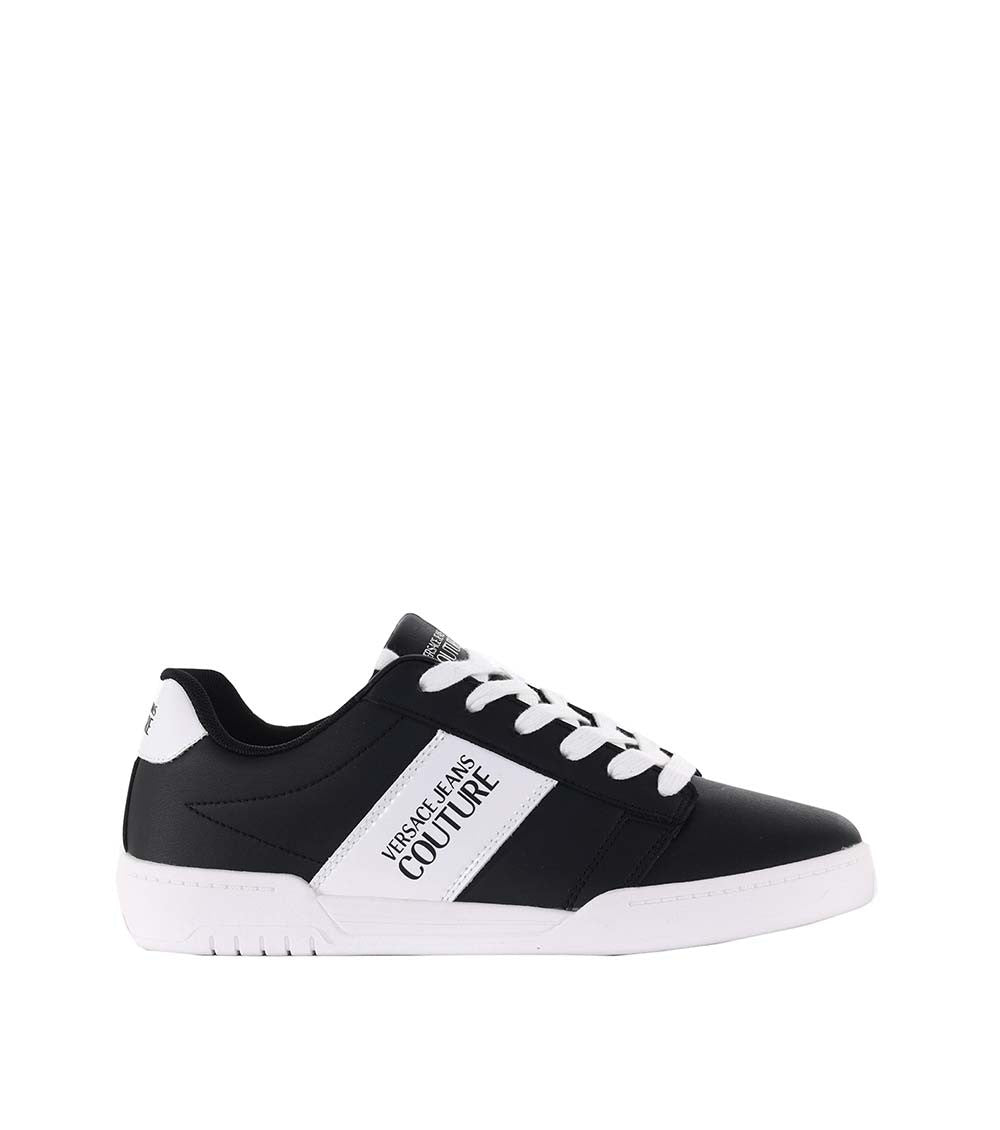 BlackWhite Logo Brooklyn Sneakers 1