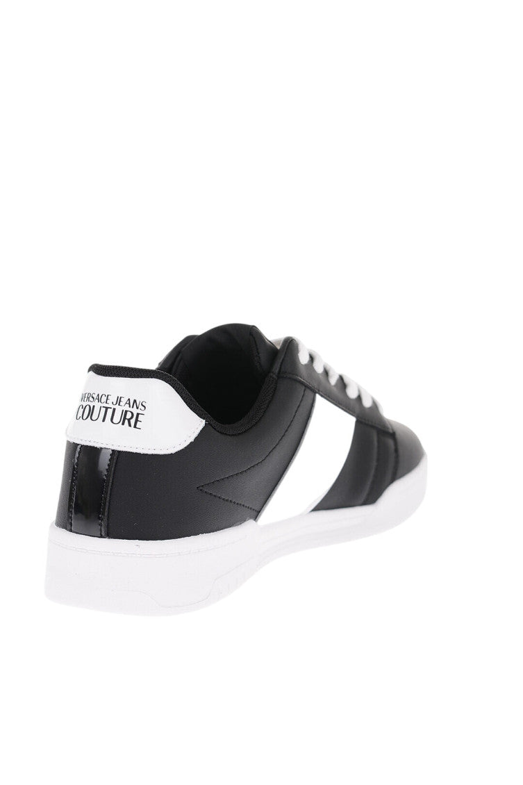 BlackWhite Logo Brooklyn Sneakers 3