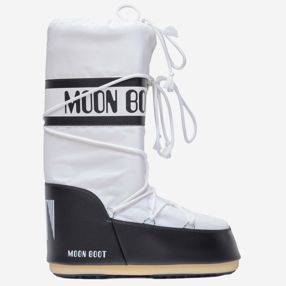 White Logo Boots 1
