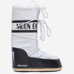 White Logo Boots 1