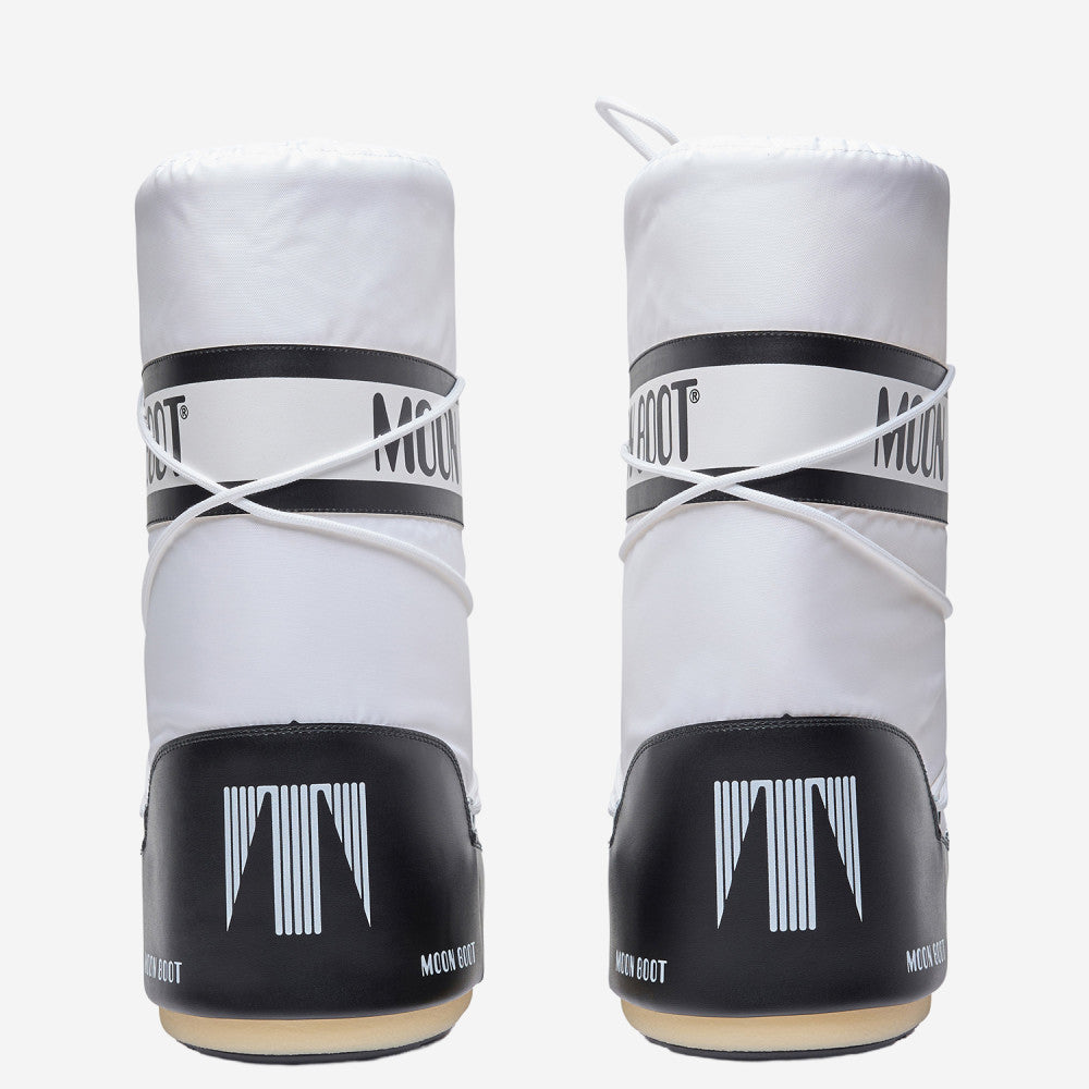 White Logo Boots 3