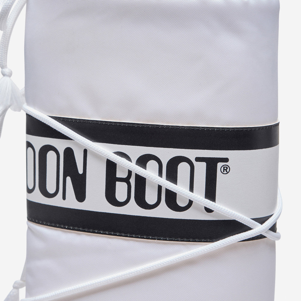 White Logo Boots 4