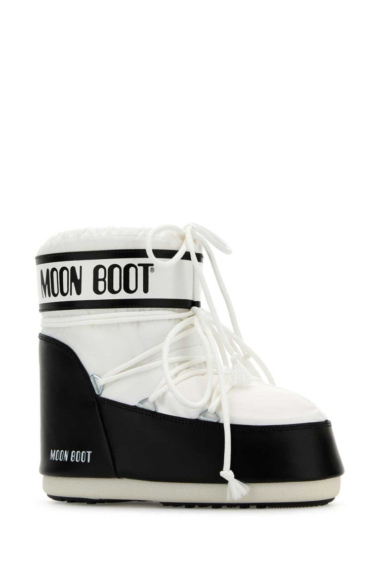 BlackWhite Ankle Boots 2