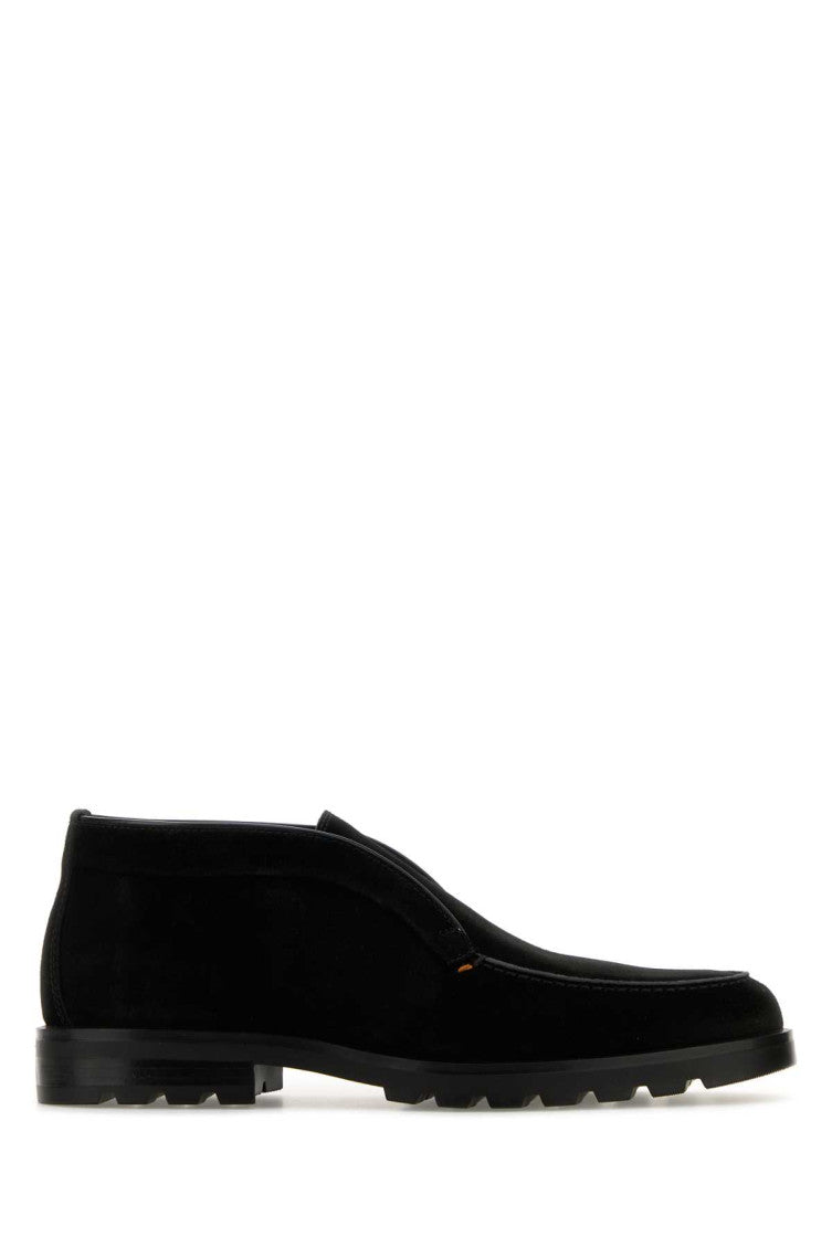 Black Suede Loafers 1
