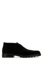 Black Suede Loafers 1