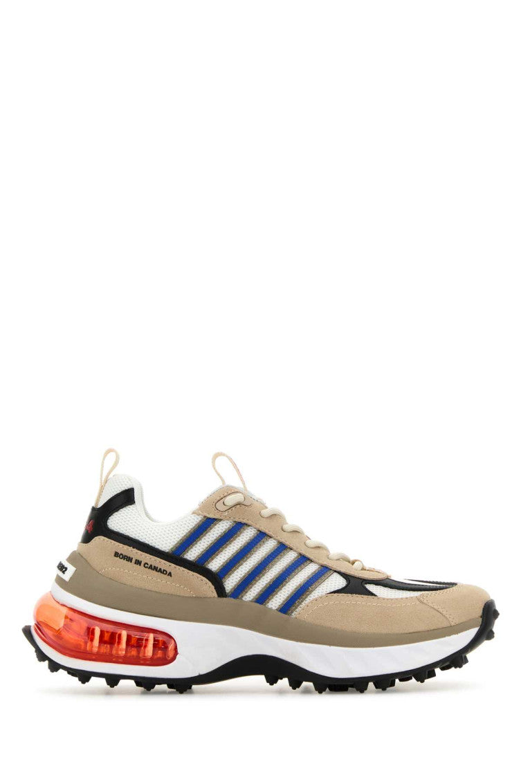 Beige Bubble Sneakers 1