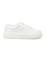 White Low Top Sneakers 1