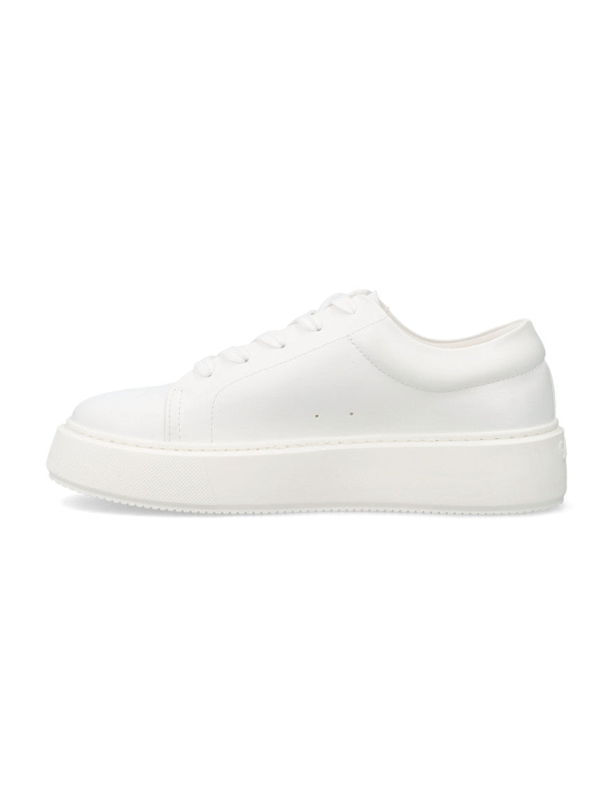 White Low Top Sneakers 3