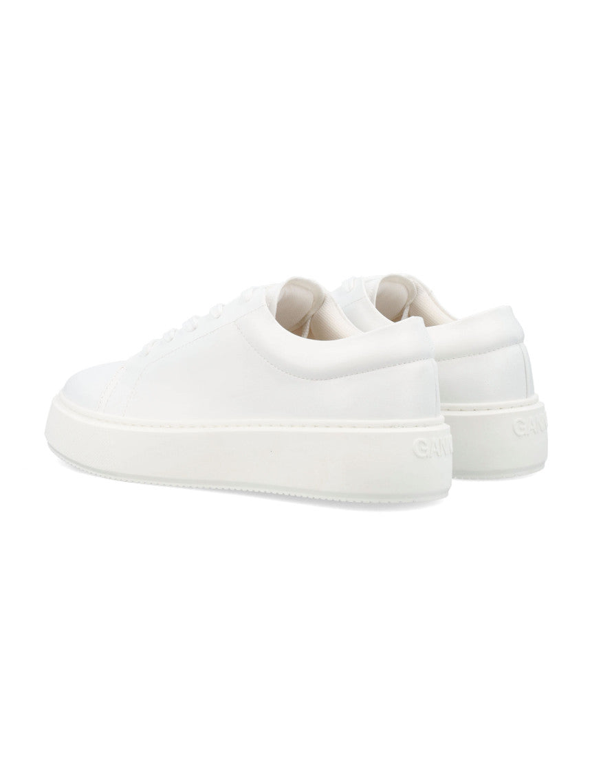 White Low Top Sneakers 4