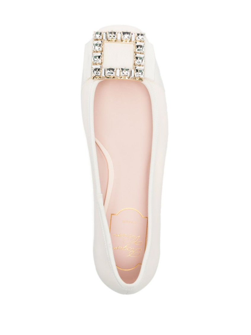 White Leather Ballet Flats 3