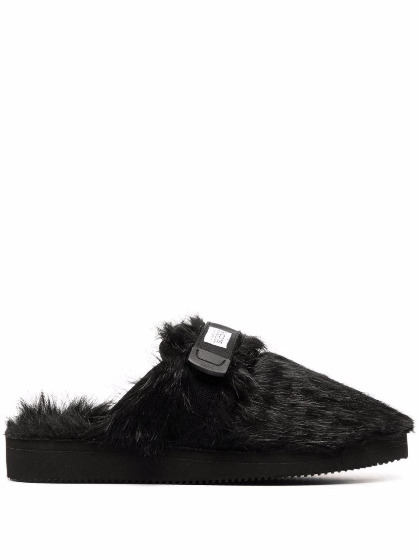 Black Zavo Slip On Sandals 1