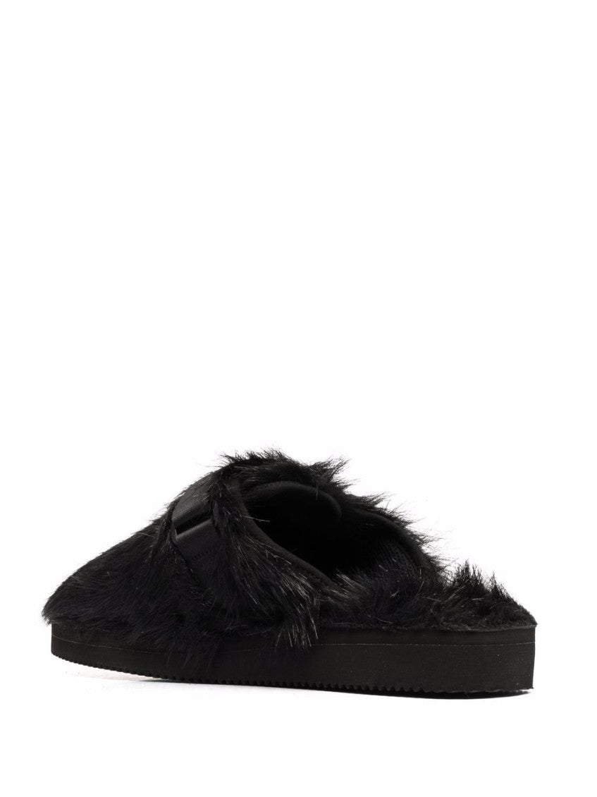 Black Zavo Slip On Sandals 4