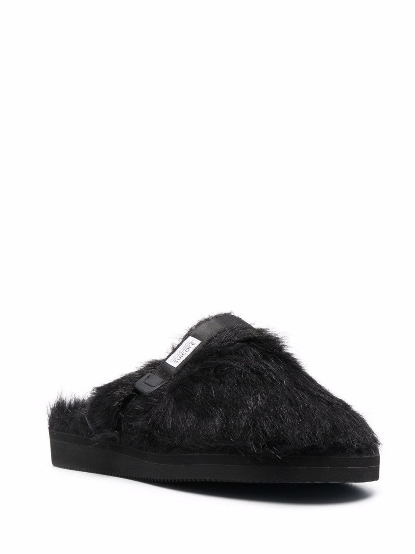 Black Zavo Slip On Sandals 7