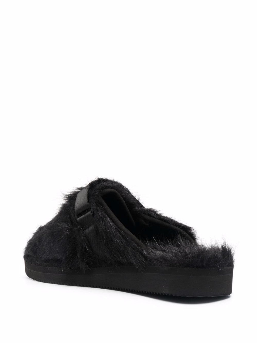 Black Zavo Slip On Sandals 8