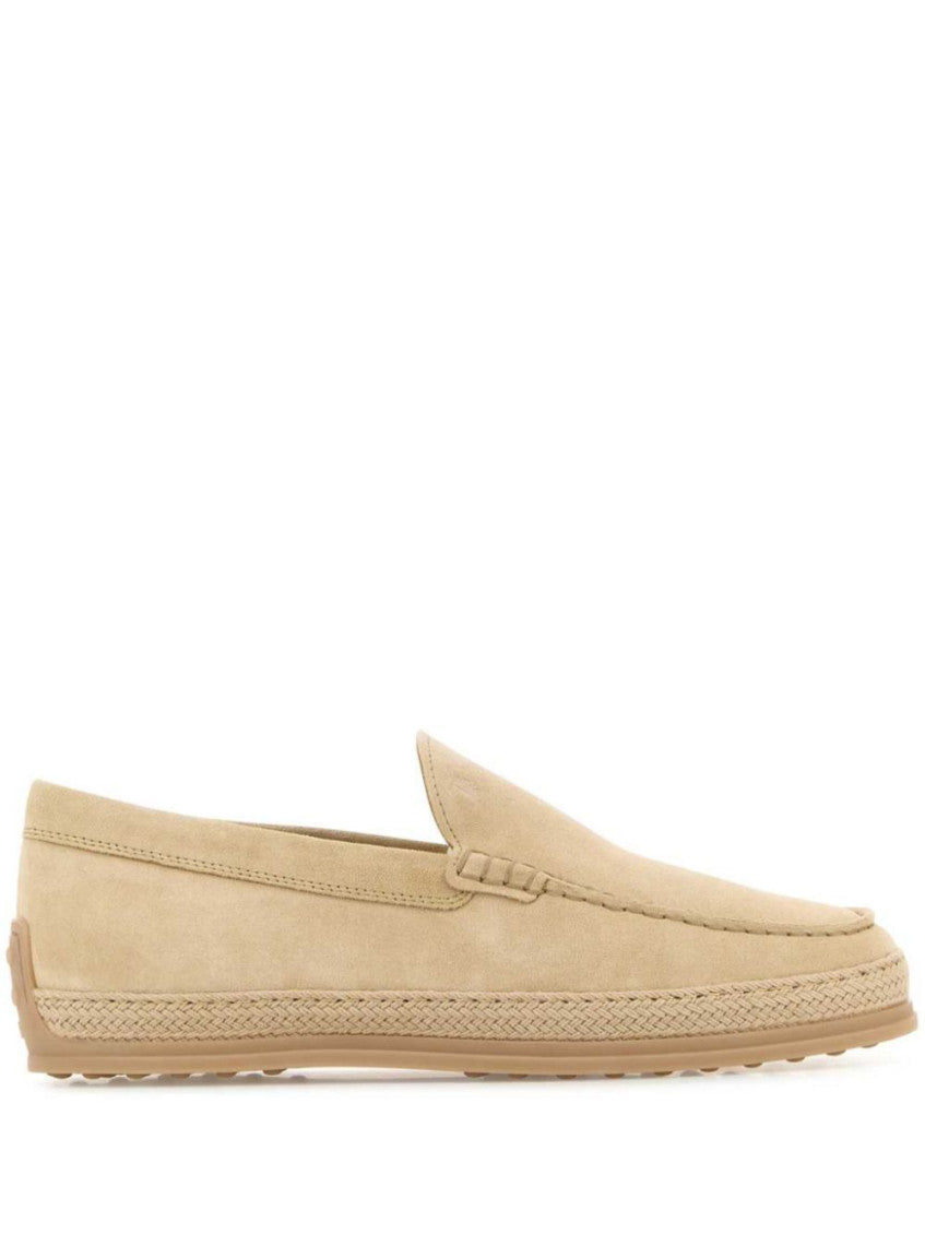 Beige Slip On Loafers 1