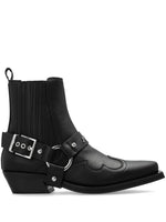 Black Leather Chelsea Boots 1