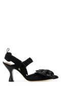 Black Slingback Heels 1