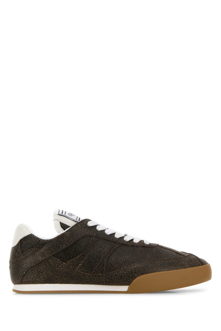 Brown Lace Up Sneakers 1