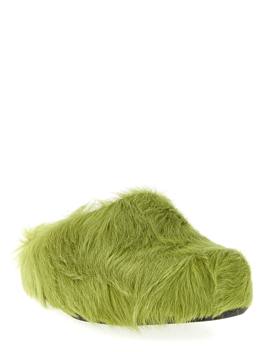 Green Slip On Slides 2