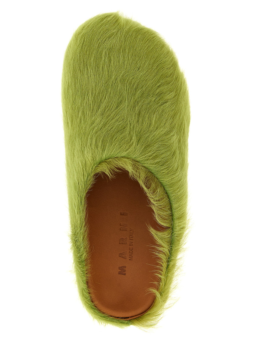 Green Slip On Slides 4