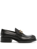 Black Medley Leather Loafers 1
