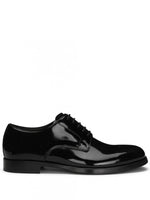 Black Leather Lace Up Shoes 1