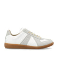 White Lace Up Sneakers 1