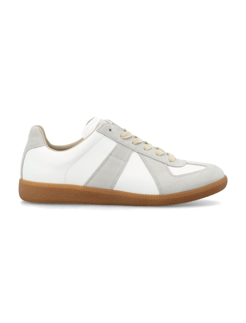 White Lace Up Sneakers 5
