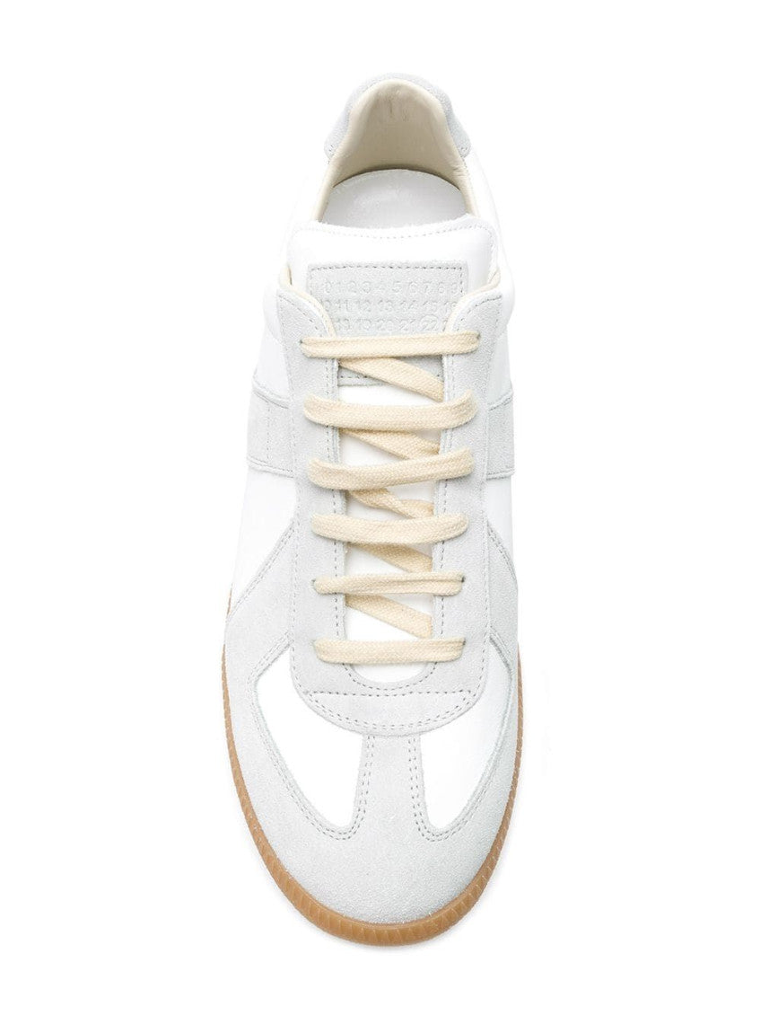 White Lace Up Sneakers 9
