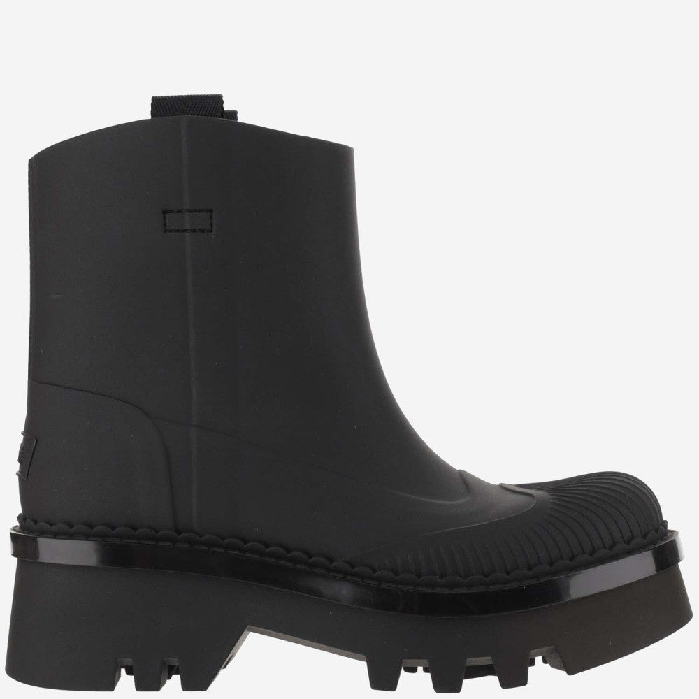Black Slip On Boots 1