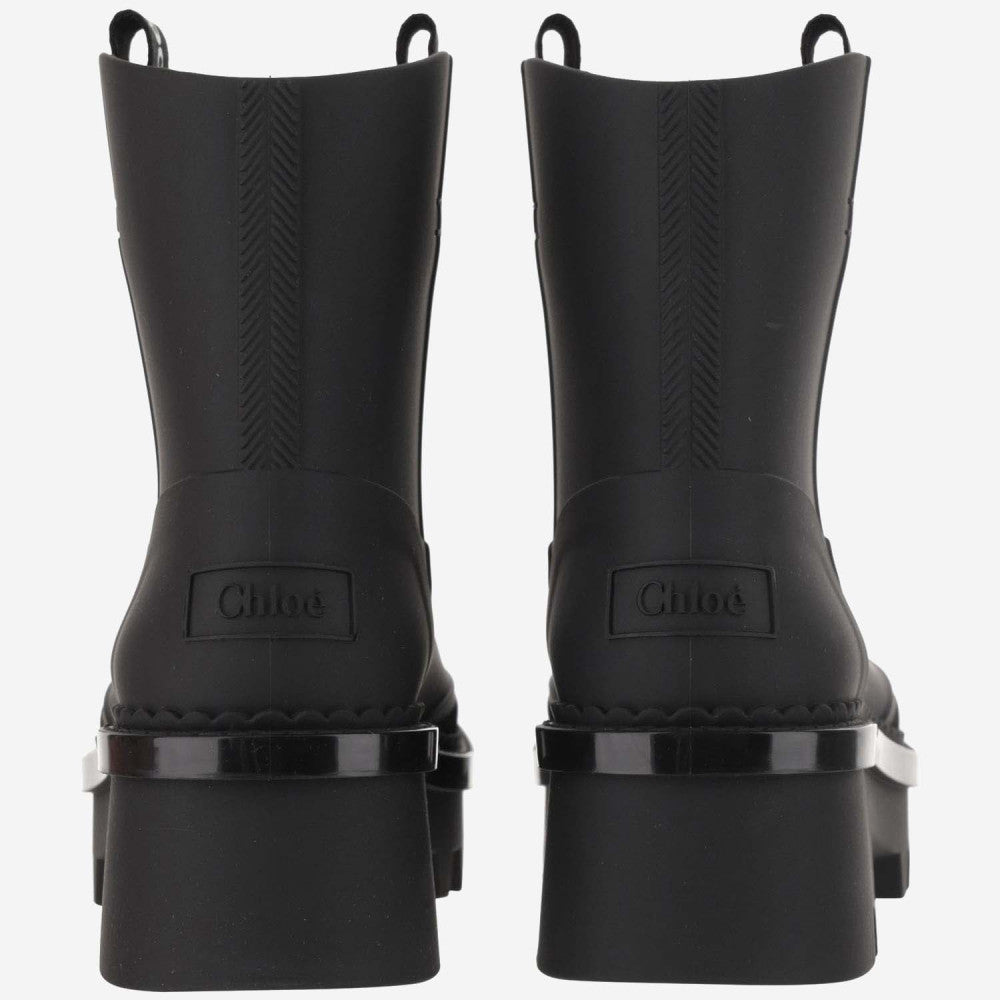 Black Slip On Boots 3