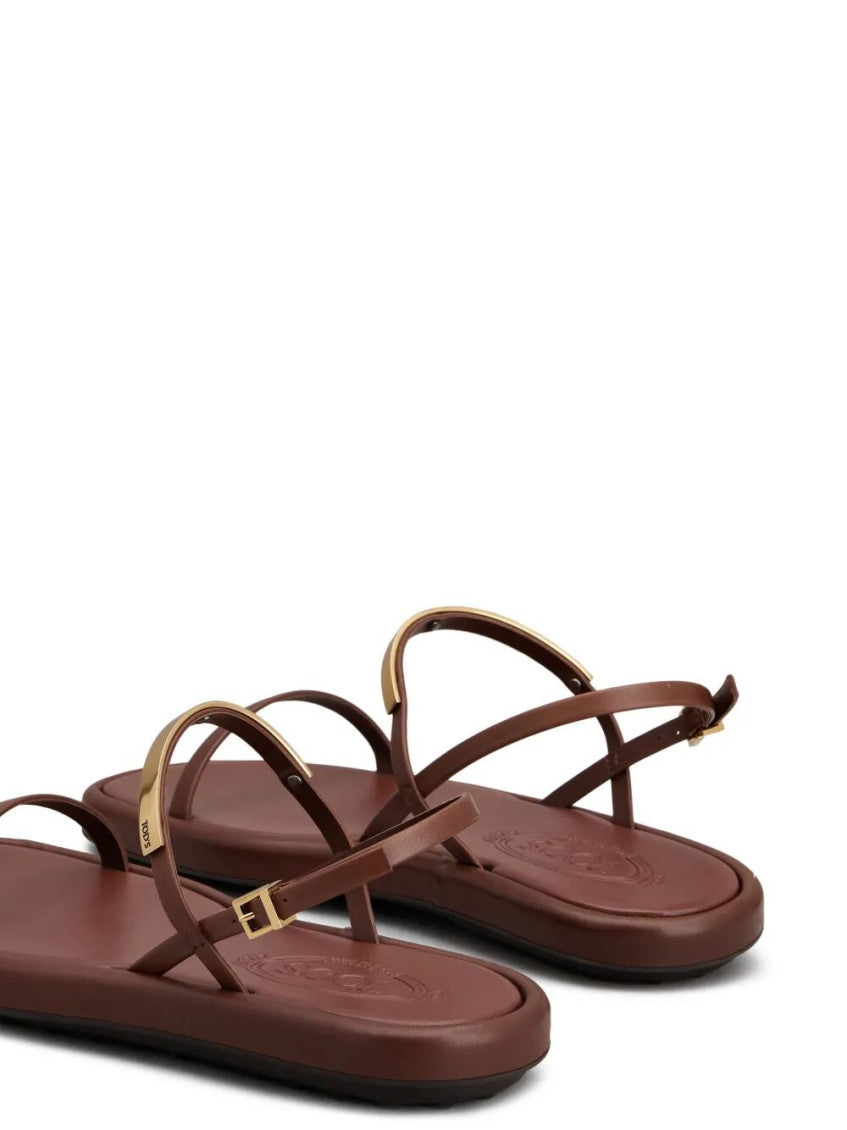 Brown Leather Sandals 2