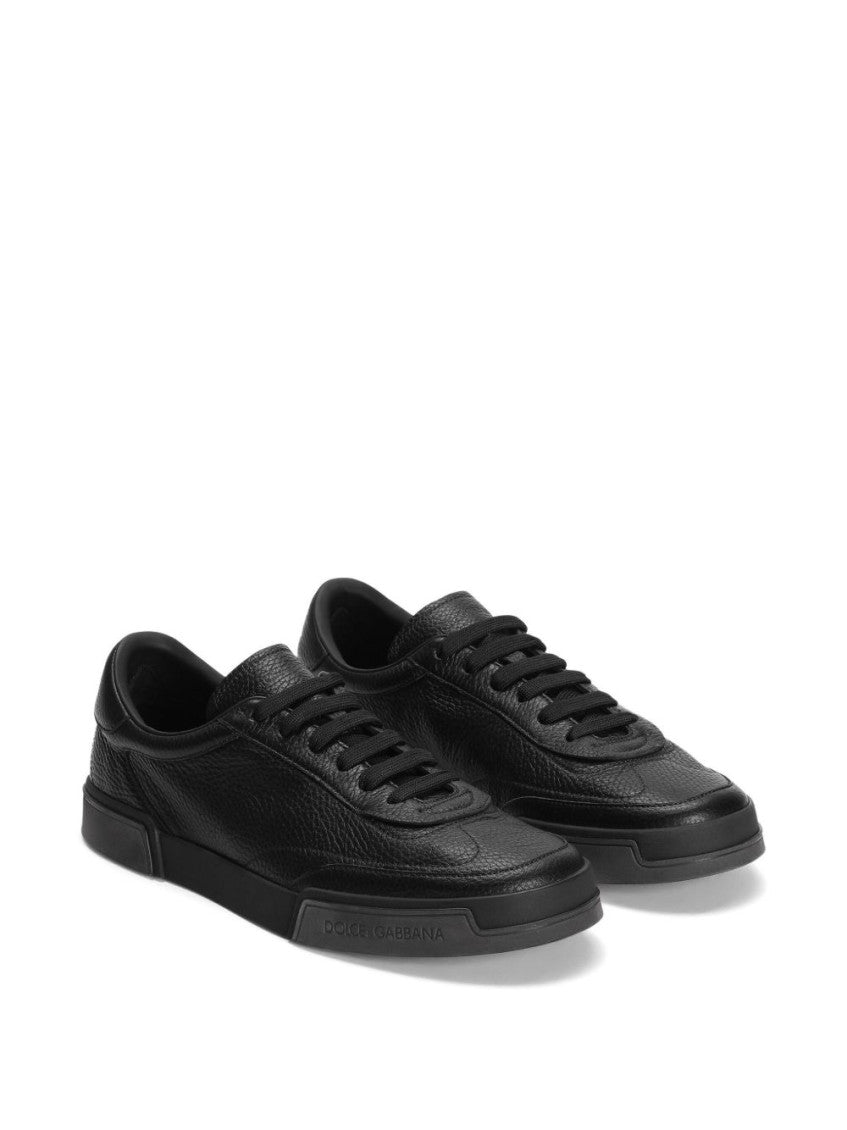 Black Lace Up Sneakers 2