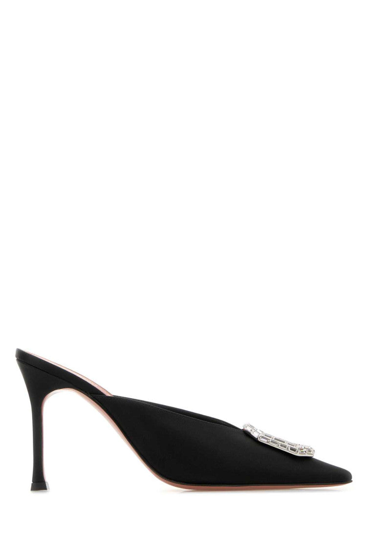 Black Slip On Pumps 1
