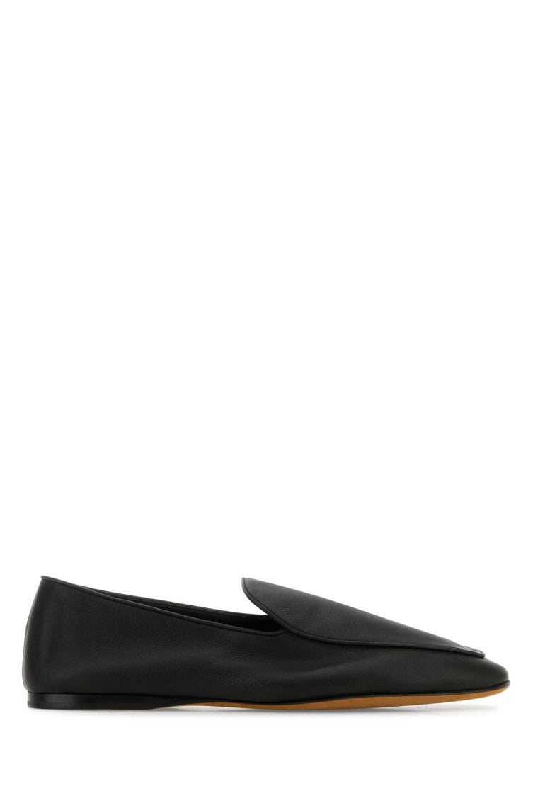 Black Leather Loafers 1